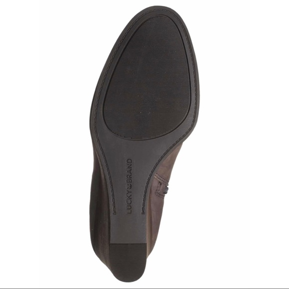 NIB Lucky Brand Yoanna Lace Up Wedge Bootie - Picture 5 of 8